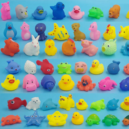 10Pcs/Set Cute Animals Swimming Water Toys For Baby/Children