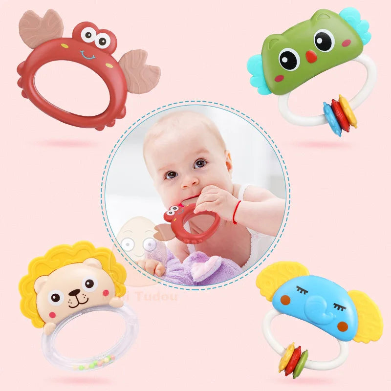 Baby Crib Mobile Rattle Toy For 0-12 Months Infant