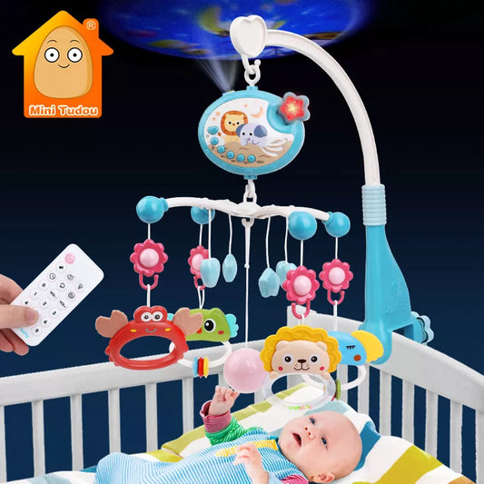 Baby Crib Mobile Rattle Toy For 0-12 Months Infant