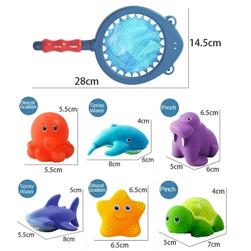 Bath Fishing Toys set for Babies and Kids