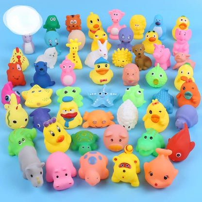 10Pcs/Set Cute Animals Swimming Water Toys For Baby/Children